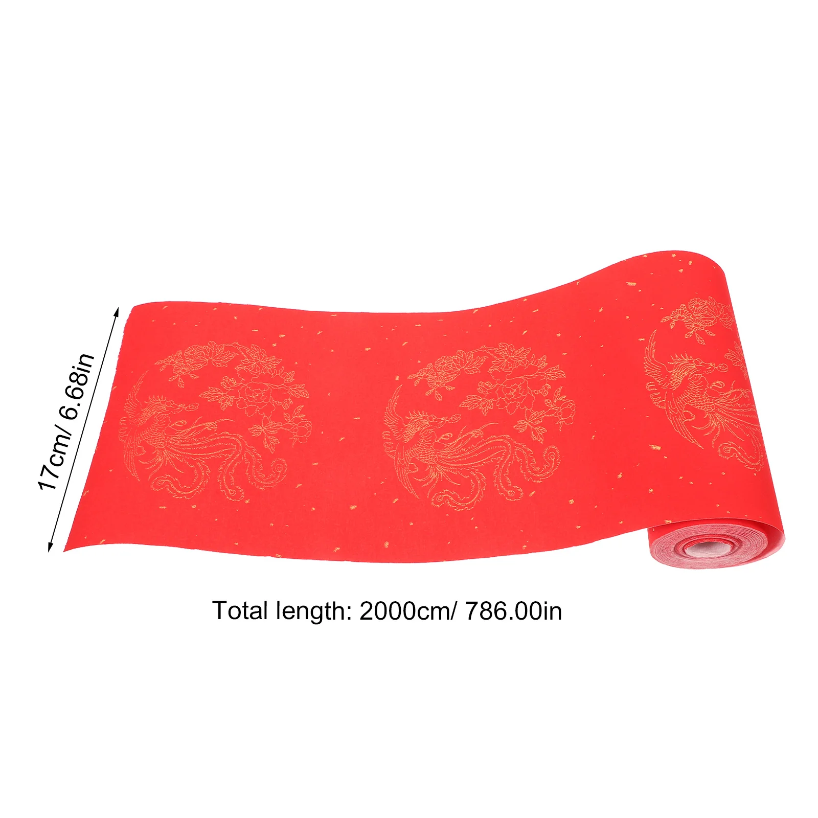 Papel de caligrafia vermelho decorativo para festival de primavera, escrita de caracteres e dísticos chineses, papel de construção vermelho diy