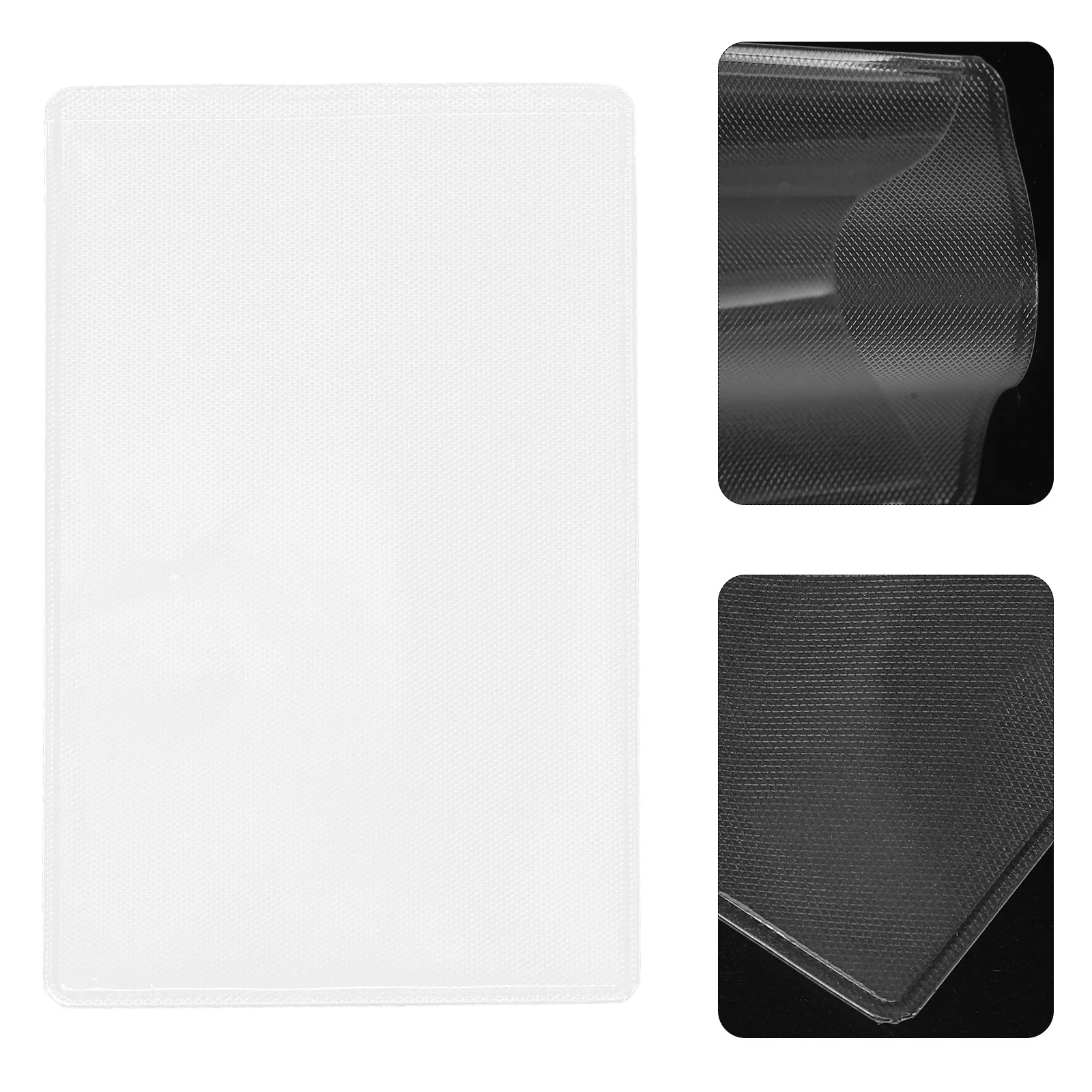 

5Pcs Clear Id Holder Hard Plastic Protector Sleeves Transparent Credit Card Business Card Cover Holder Wallet Sleeve