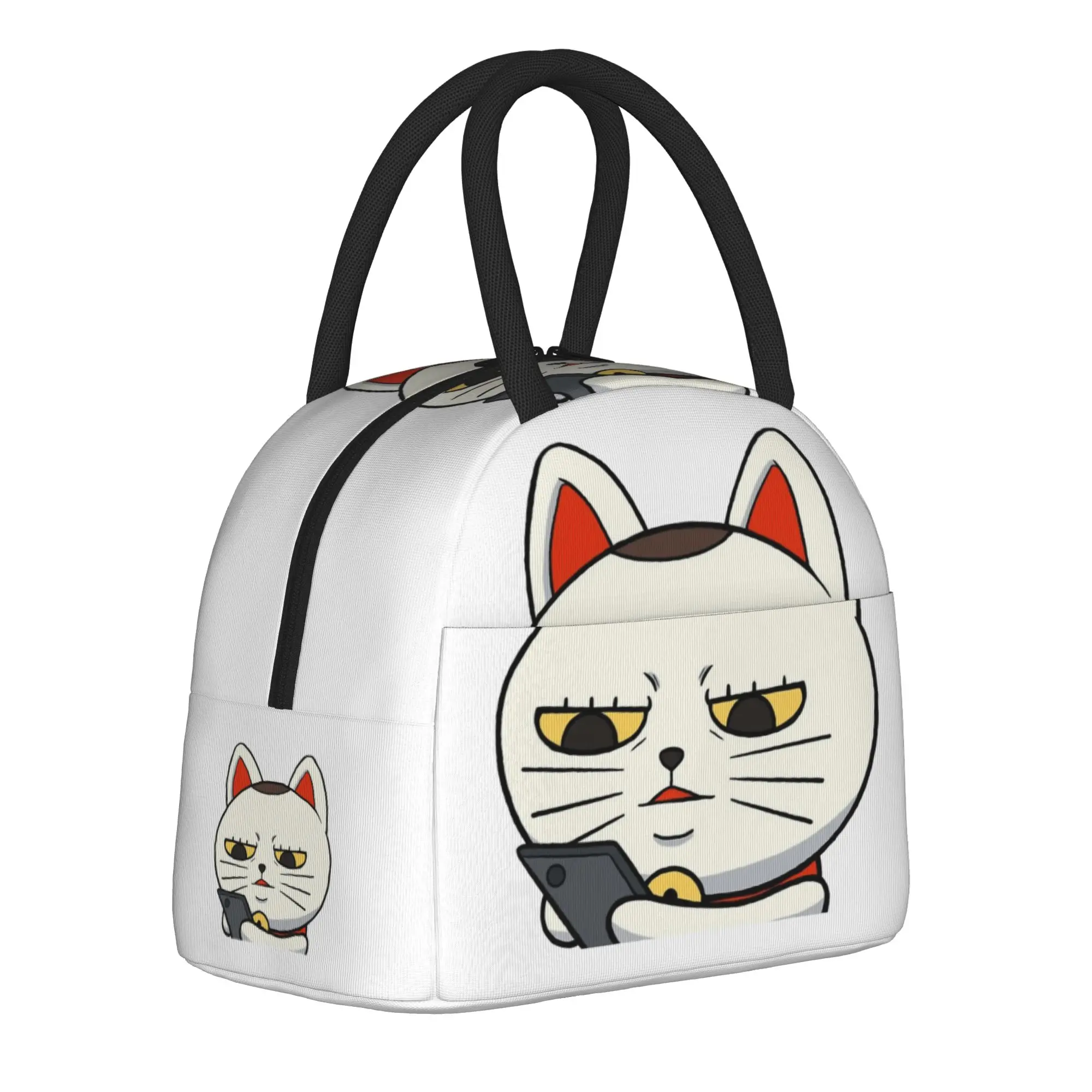 Turbo Granny Anime Dandadan  Insulated Lunch Bags Cooler Bag Reusable  Large Tote Lunch Box Food Handbags Work  Travel