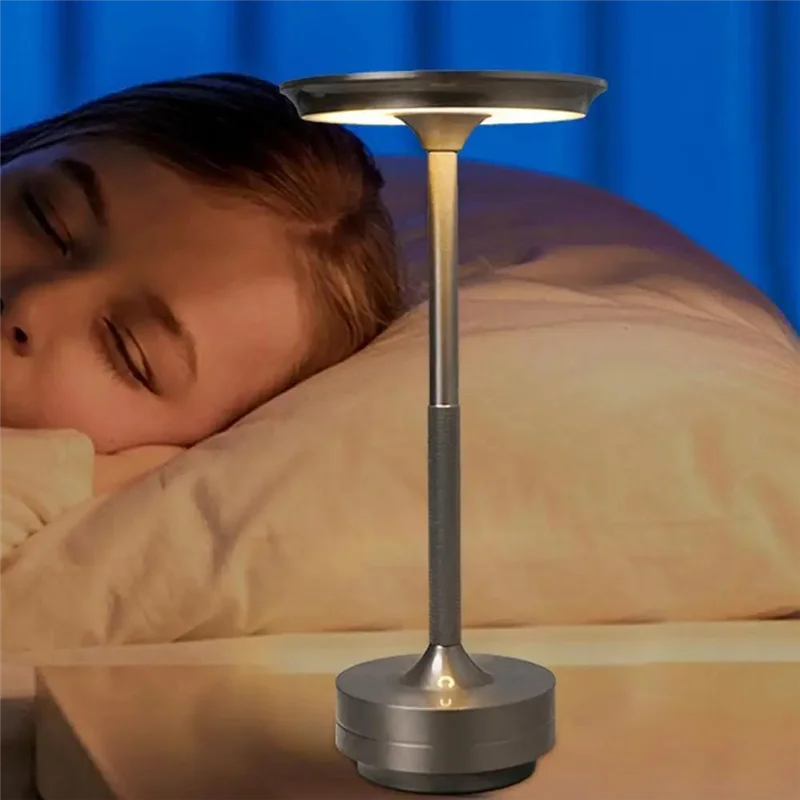 AEE2-Cordless Table Lamps Touch Control Atmosphere Light 2000Mah Rechargeable Battery Operated LED Table Lamp For Bedside