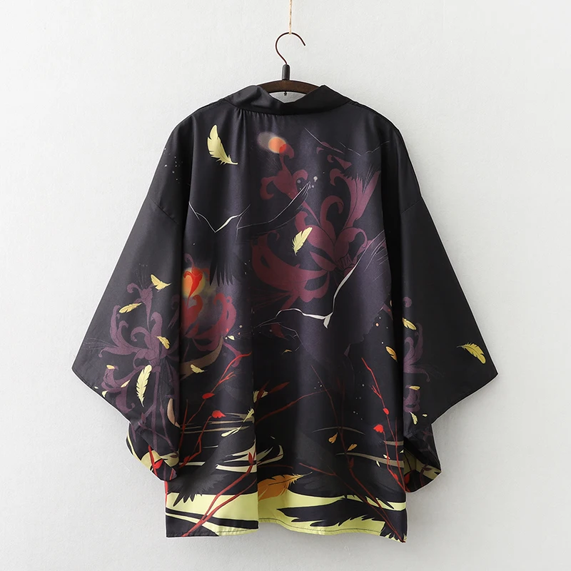 

Japanese Loose Asian Cardigan Clothes Beach Kimonos Girl Haori Japanese Kimono Summer Traditional Yukata Women Men Cosplay