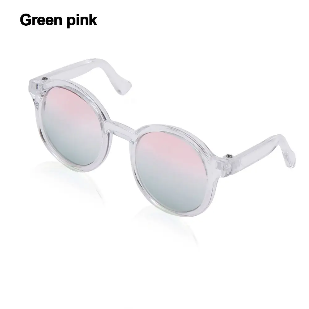 

DIY пеленальная одежда 9 см украшения круглые очки аксессуары цветные куклы стекло