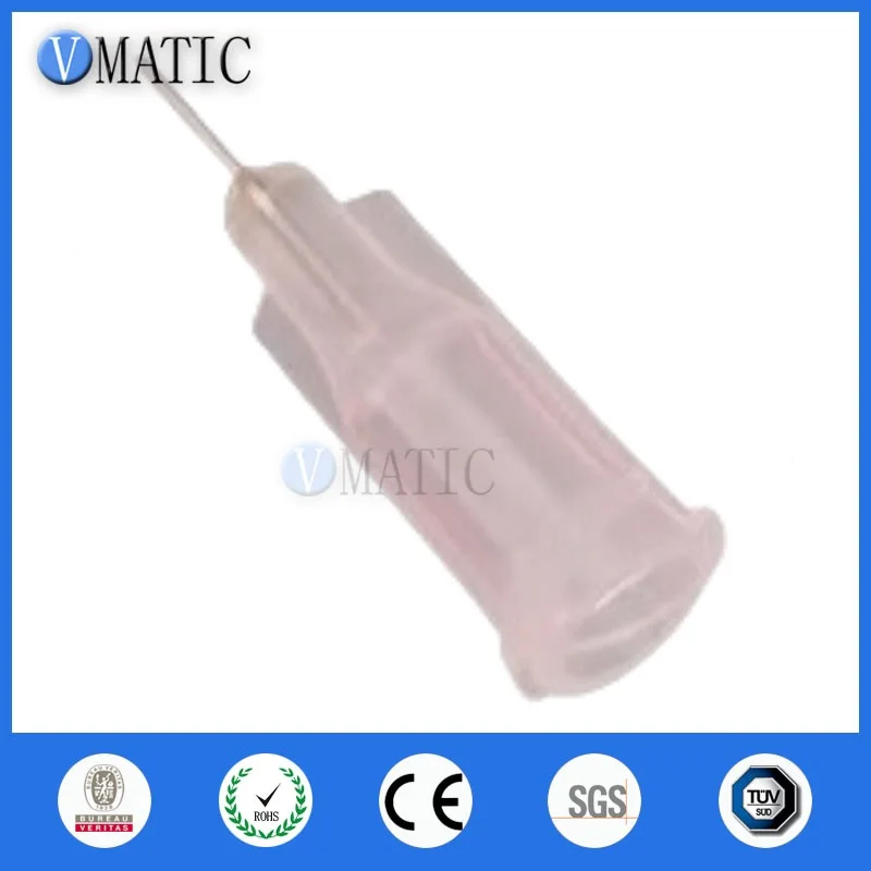 High Quality Non-Sterilized 100Pcs/Lot 27G 1/4'' Inch Stainless Steel Dispensing Screw Needles Clear Color Syringe Needle Tips