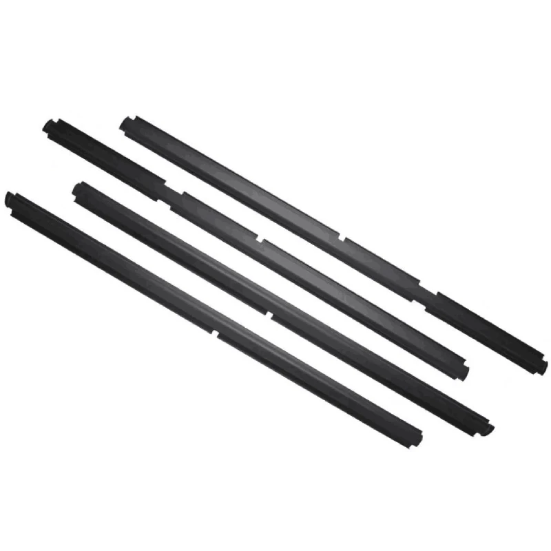 4pcs Front Rear Window Trim Sealing Strips Rubber Seals For Jeep Grand Cherokee II WJ WG 1998-2005 Glass Exterior Waterproof