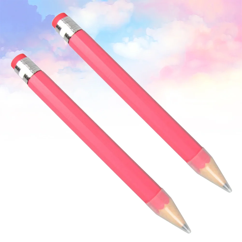 

2 Pcs Large Wooden Pencil Long Pencils Drawing Carpenters Writing Mechanical Handwriting