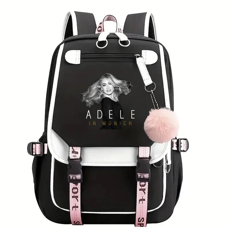 Adele In Munich Tour 2024 August Print Backpacks for Men Girls School Bag for Teenager Laptop Backpack Fans Gift