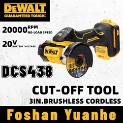 Dewalt-コードレス切断ツール,ブラシレス,コンパクト,dcs438b,最大20v,3インチ,ツールのみ