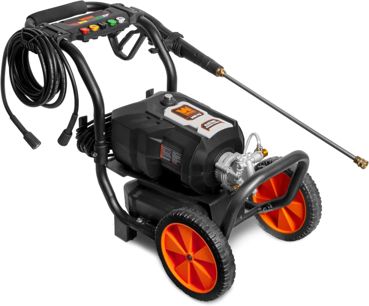 

WEN 3000 PSI Brushless Electric Pressure Washer, 2.0 GPM with Onboard Detergent Tank (PW3000E)