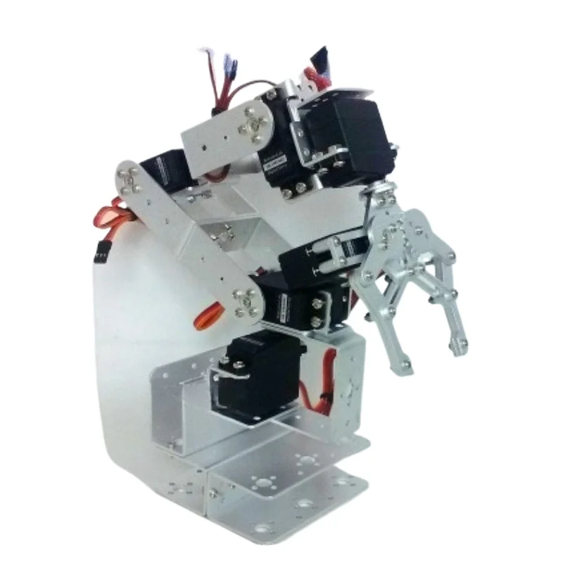 6 Degree of Freedom 3D Rotatable Robotic Arm Full Mechanical Structure Parts Assembled Robotic Manipulator Frame Kit
