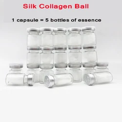 Pure Collagen Ball Natural Silk Protein Anti Aging Essence Firming Wrinkle Removal Korean Cosmetics Facial Serum