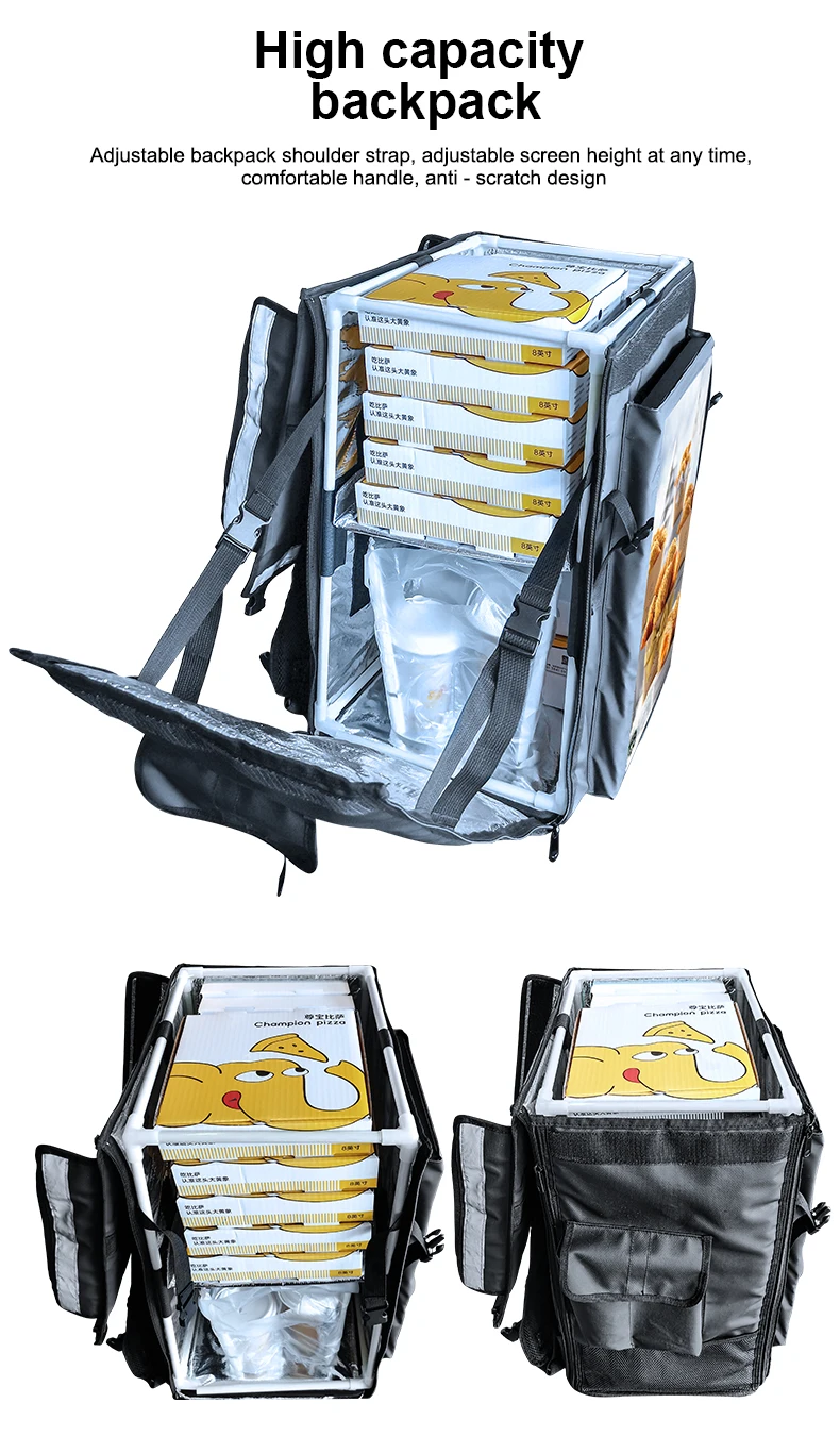 Bewegliche Werbetafel, Wanderförderung, LCD-Display, 18,5 Zoll, 1000 Nits, Rucksack-Werbetafel, wasserdicht