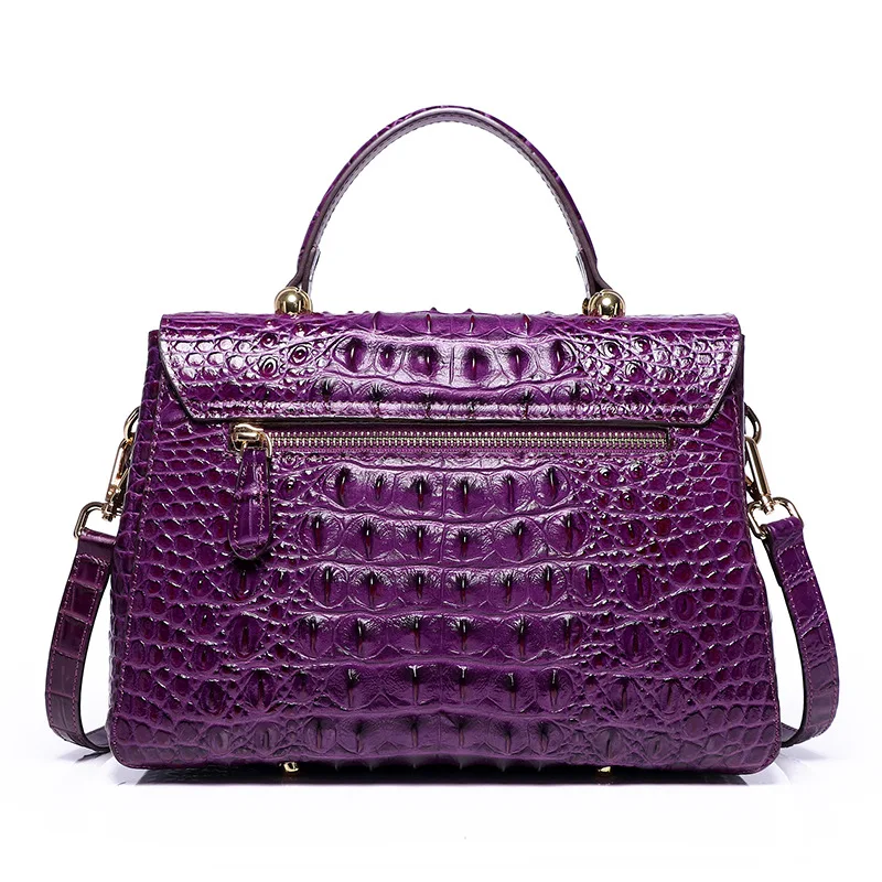 New Fashion Alligator Women Handbags European Designer Cow Genuine Leather Shoulder Bags Female Girl Brand Luxury Crossbody Bag
