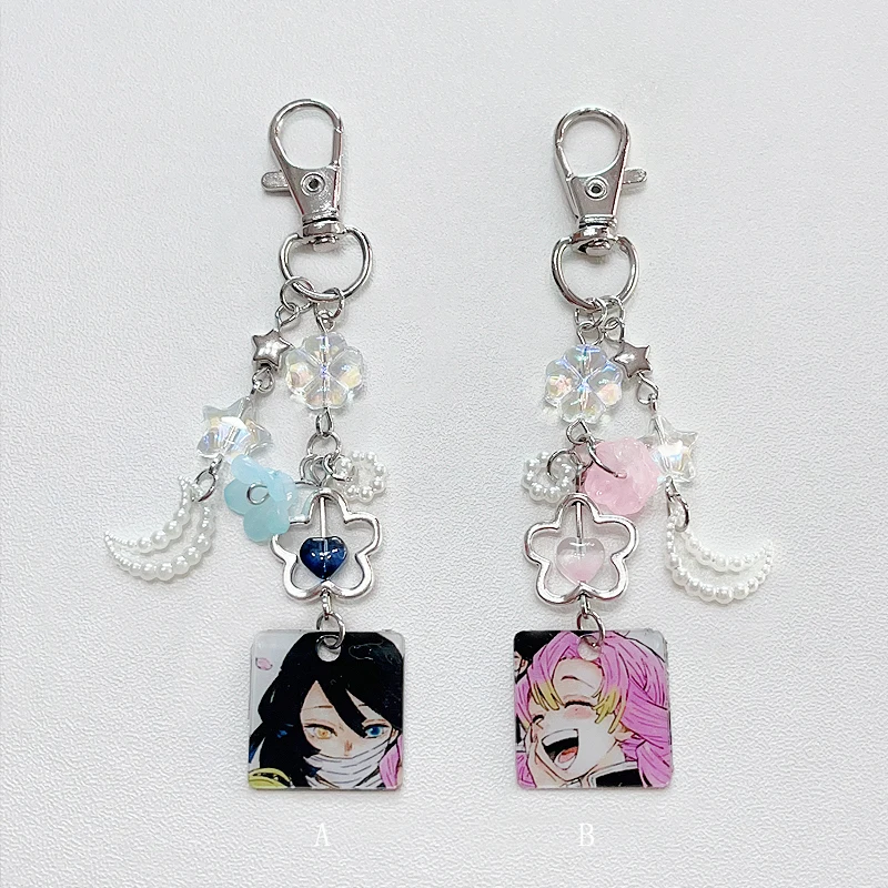 Iguro x Mitsuri Inspiration keychain coquettish phone charm gifts 1pcs