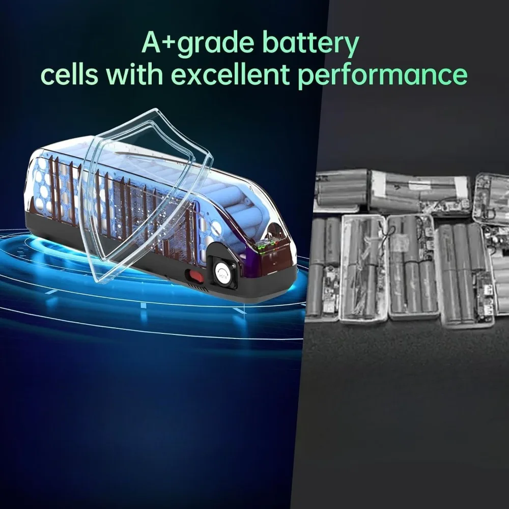 UL認証済み48V/52V電動自転車バッテリー - 48ボルト50W-1500W電動自転車変換キットBafang用リチウムイオンバッテリーパック