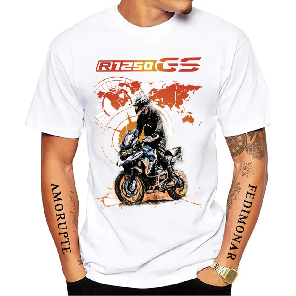 Motorcycle R 1250 GS Big Trail 2023 Adventure Classic T-Shirt I'am A GS Overlander T-Shirt Men Short Sleeve Hip Hop Riding Tees