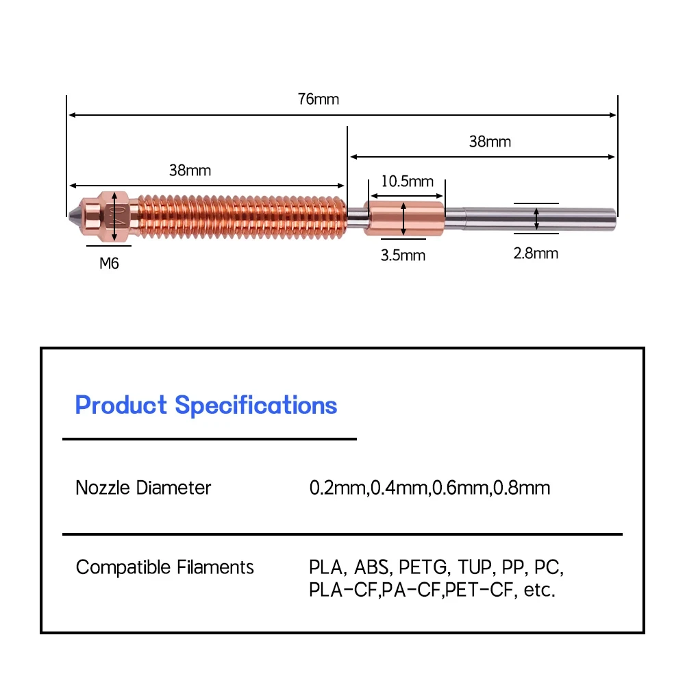 ل Creality K2 Plus Hi Combo فوهة مجموعة فوهة التبديل السريع من الفولاذ المقسى تصميم معدني بالكامل لـ Creality K2 Plus Hi Combo #6