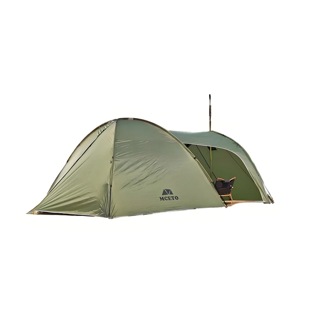 

ZJW STLF High Quality Camping Big Stove Tent with Stove Jack Aluminium Pole Rainproof Equipment for Outdoors