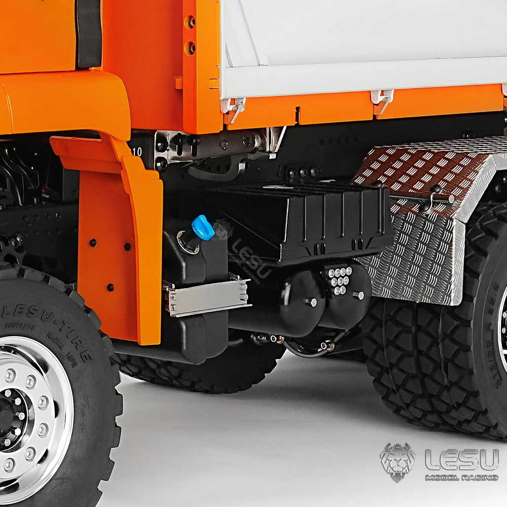 

LESU 1/14 RC Hydraulic Dump Truck TGS 6x6 Metal Dumper RTR Light Sound System 3 Speed Battery I6S Radio 3 Ways RC Tipper Car Toy