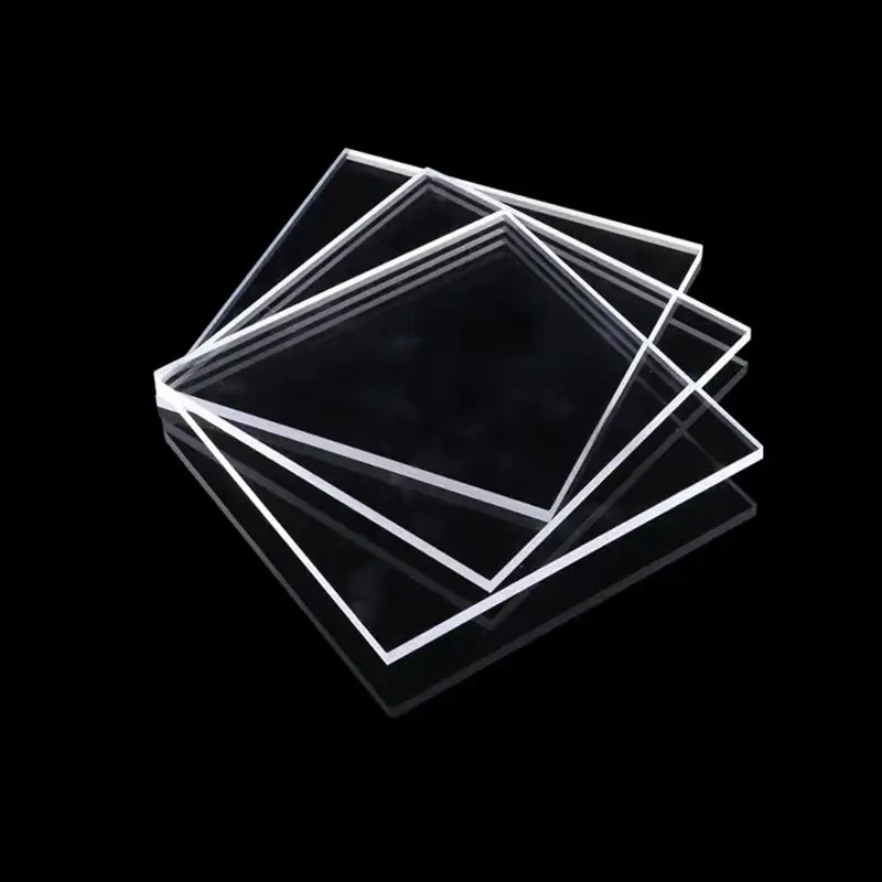 0.5~5mm High Transparency PC Endurance Board 100x100 200x200 200x300mm Polycarbonate Board