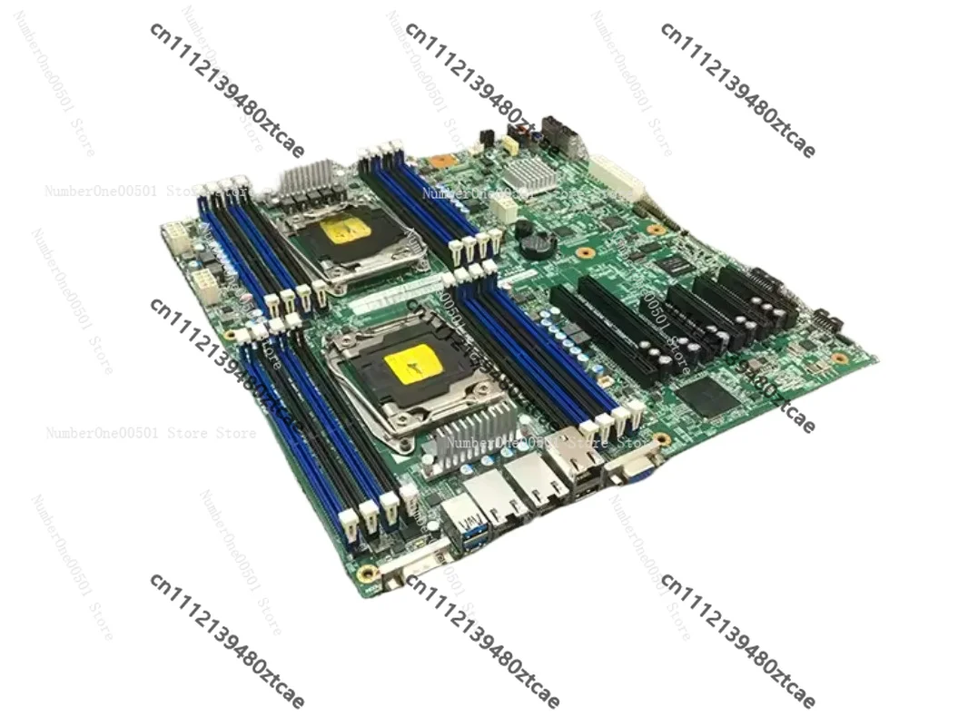 Dual-Way X99 Server Motherboard C612 Chipset E-ATX LGA2011-3 Support Xeon E5 2680 V4 NVMe Boot