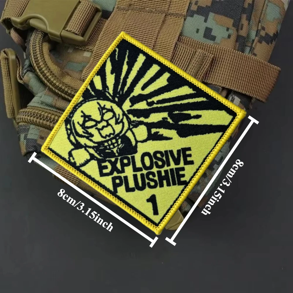 فتاة المواجهة الكلب المنسوجة التصحيح التكتيكي أنيمي الفتيات هوك وحلقة شعار العسكرية المعنويات شارة شارة شيفرون ملصقات ظهره #3