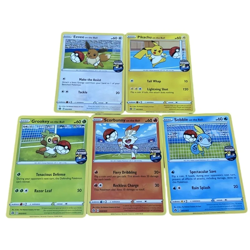 

Pokemon Eevee Grookey Scoebunny Sobble Animation Characters Self Made Card Anime Classics Game Collection Cards Toy Gift