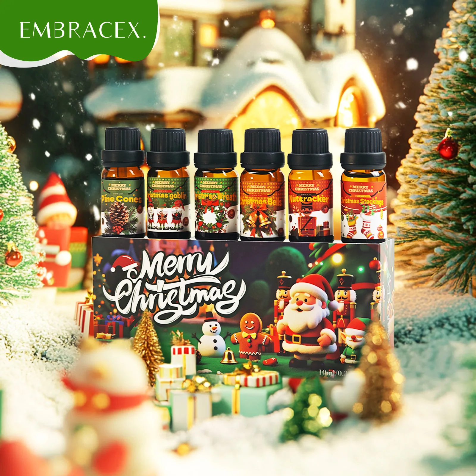 Candle Making Oil Scents - 6PC/1Set Merry Christmas Scent Essential Oil