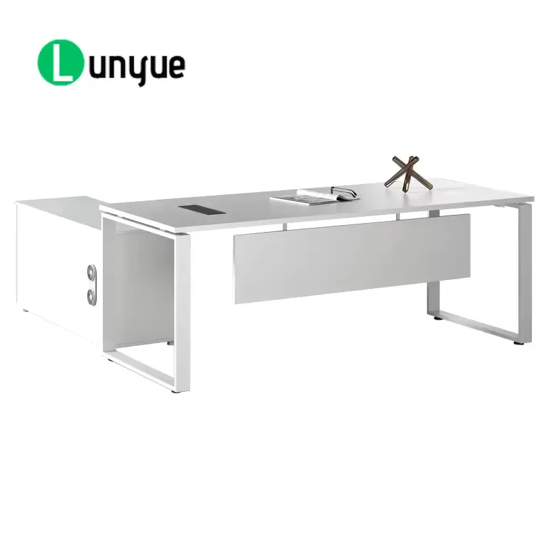 Modern Executive Desk Boss Office Table Large Computer Workstation for Home Office Business Manager Furniture with Storage