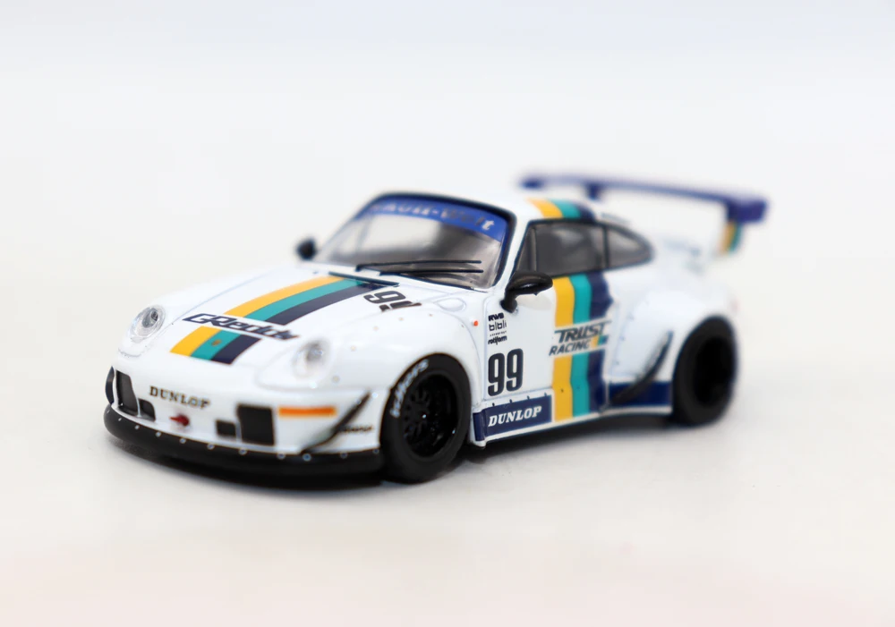 New TW 1:64 RWB 993 Racing Cars Diecast Simulation Alloy Toy Model for Collection Gift