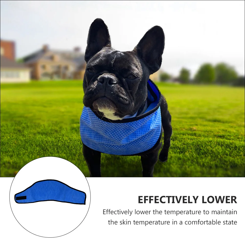 

2 Pcs Ice Towel Pet Cool Scarf Scarves Collars Pva Cooling Bandana for Dogs outside