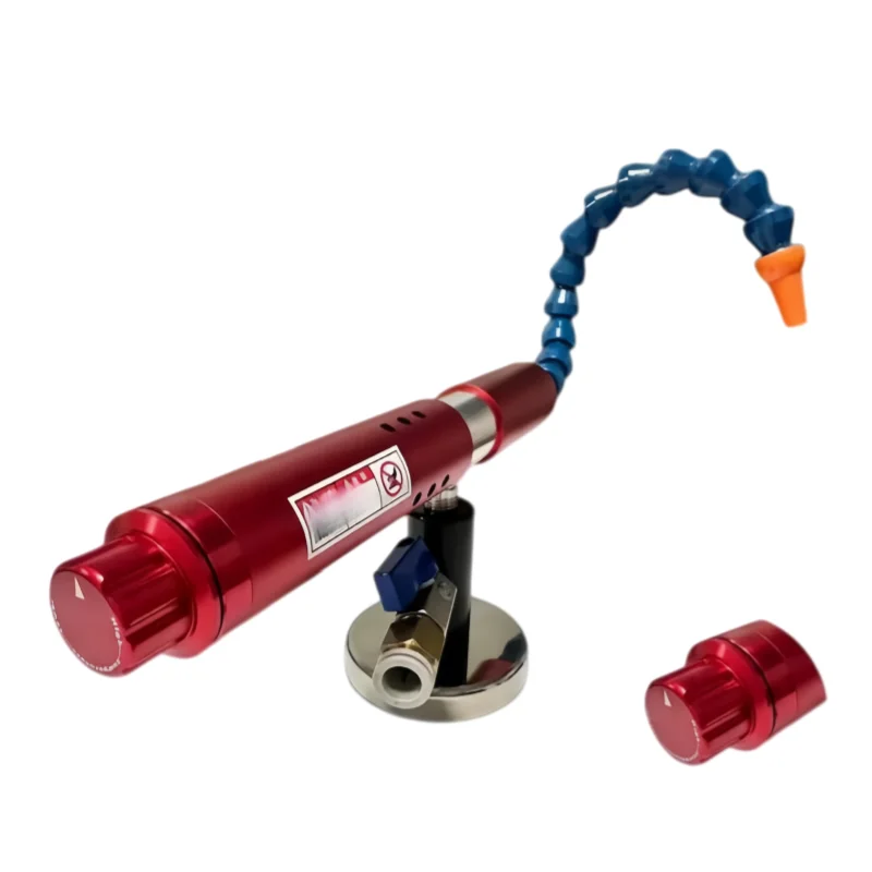 Vortex Cooling Gun Rapid-Cooling Refrigeration Cold-Air Blower Gun Quick Low-Temperature Air Blowing Red Wear-Resistant