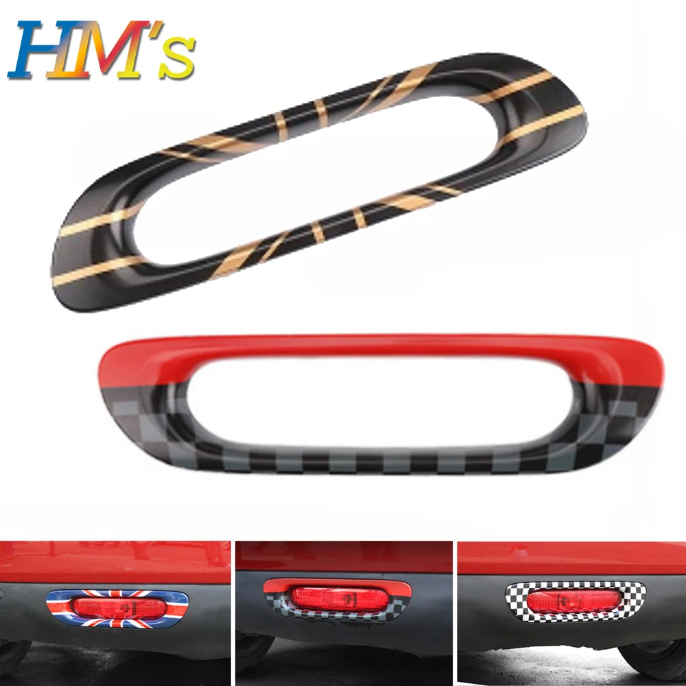 

Car Styling Accessories For Mini Cooper F55 F56 Rear Tail Fog Light Lamp Frame Trim Cover Stickers