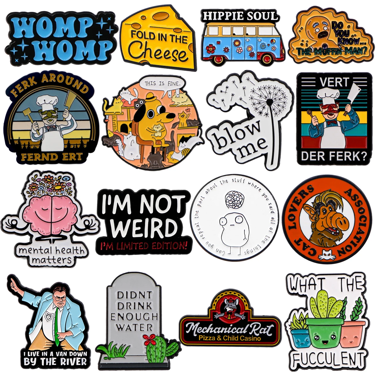 Cat Lover Enamel Pi…