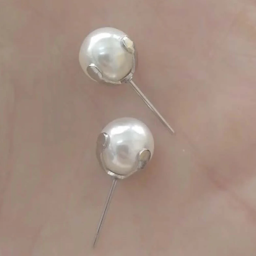 

20Pcs DIY Earring Accessories Stainless Steel Claw Posts for Pearl Jewelry Making Supplies Earring Studs for Jewelry Making