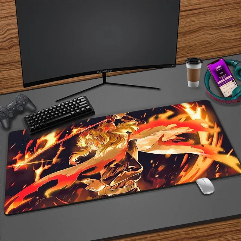أنيمي شيطان القاتل كيميتسو لا يابا ماوس الوسادة الألعاب XL مخصص المنزل HD ماوس الوسادة XXL ماوس حصيرة لوحة المفاتيح لينة PC 30x80cm