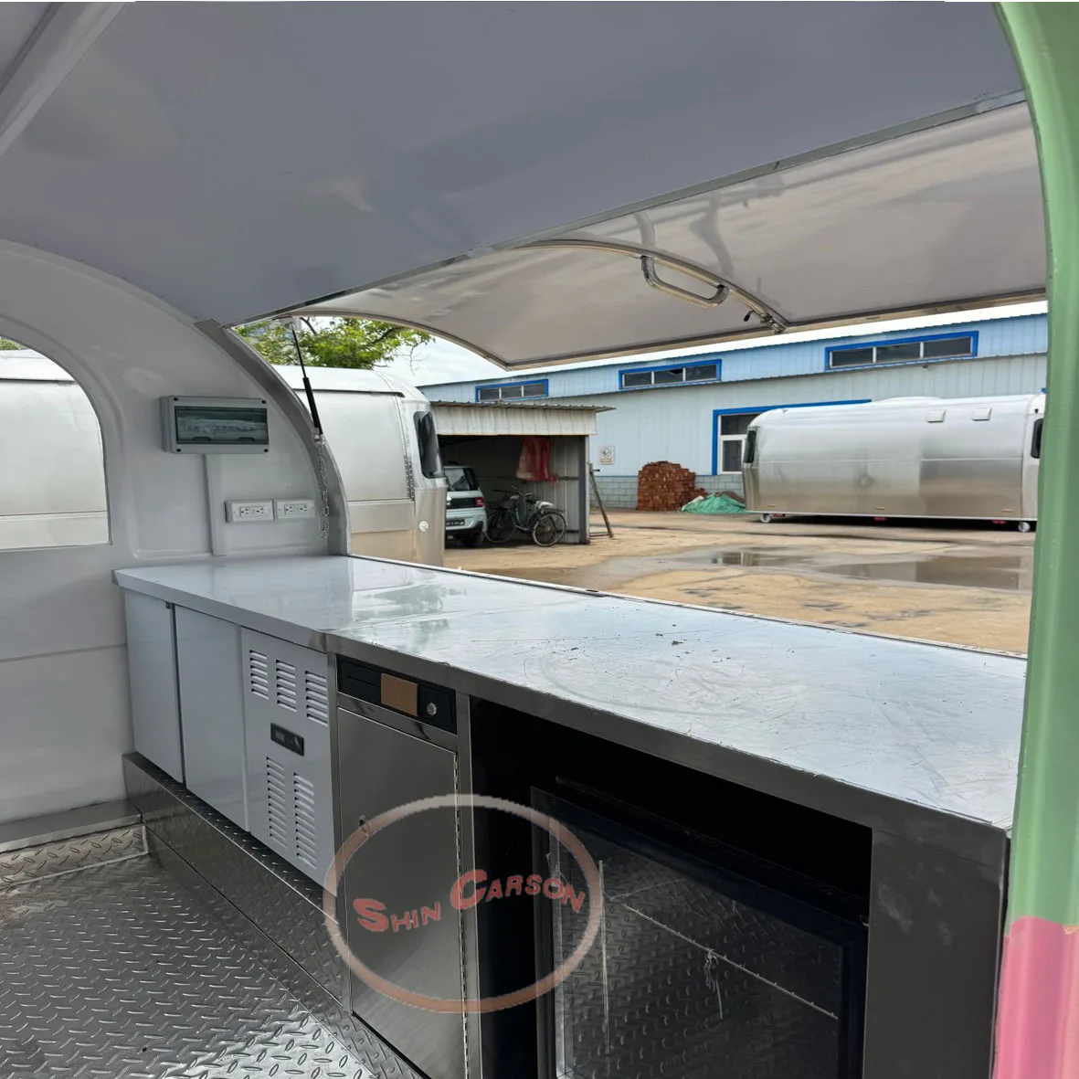 Camión de comida móvil personalizado, remolque de café, barra de cerveza helados callejeros, soporte de comida rápida con Hotdog Snack Sale