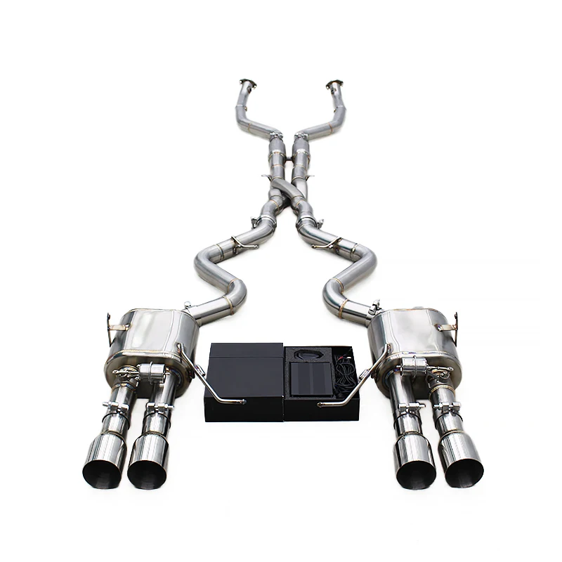 

YD Catback Exhaust With Valved Control For BMW M3 E90 E92 E93 V8 4.0L 2008-2013 Exhaust System With Z Pipe Midpipe SUS304 Pipes