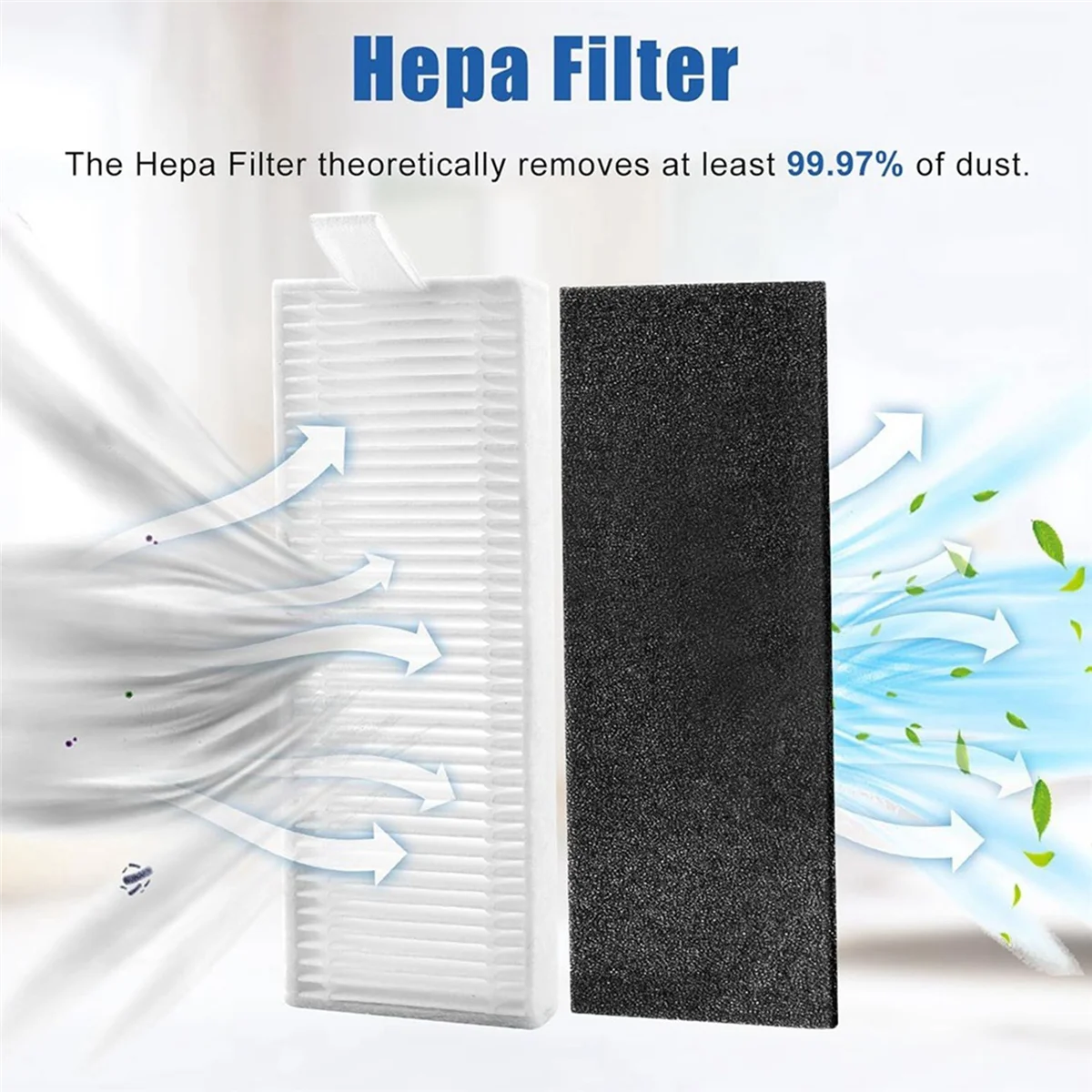 Hepa Filter Replacement Parts for G8000, G8000 Pro for G20, for 3 Robot Vacuum with Brush