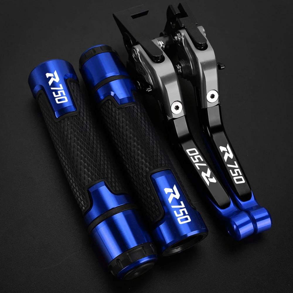 

Motorcycle Accessories Adjustable Brake Clutch Levers Handlebar grips ends FOR Suzuki GSXR750 GSX-R750 2011-2019 2018 2017 2016