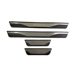 4PCS/Lot For 2016-2021 SEAT ATECA KH7 ABS Stainless Steel Auto Car Door Sill Pedal Welcome Scuff Plate Decoration Cover