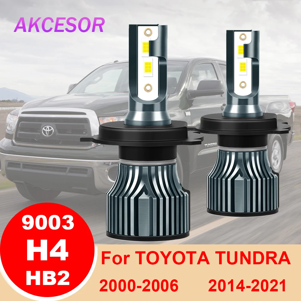 

Fit for Toyota Tundra 2000-2006, 2014-2021 H4 LED Headlight 9003 HB2 High Low Beam 48W 6000LM 2pcs