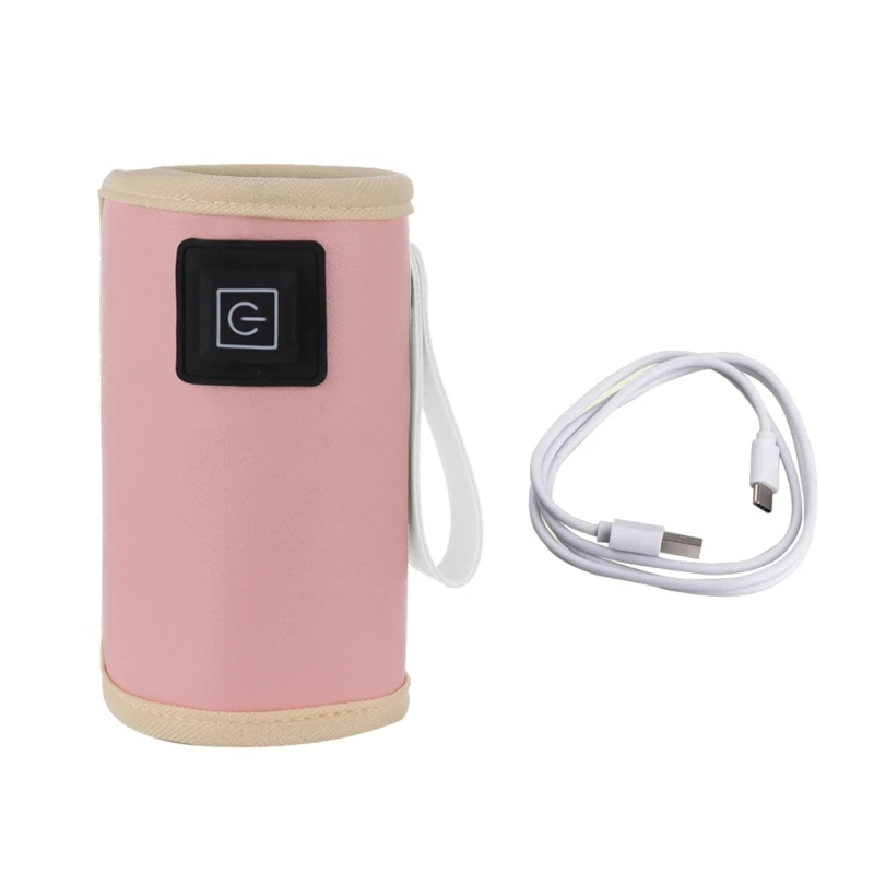 Travel Friendly USB Bottle Warmer Reliable Convenient Milk Warmer Heater Keep Your Baby Milk at the Perfect Temperature D5QA