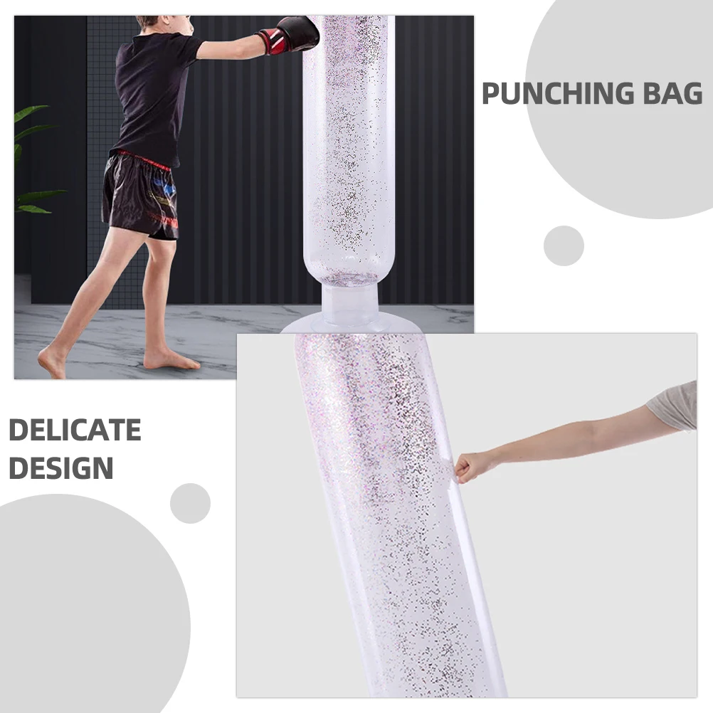 

Kids Inflatable Punching Bag Free Standing Tumbler Training Column For Home Gym Sports Boxing Leak-Proof Pvc Rebound Boxing