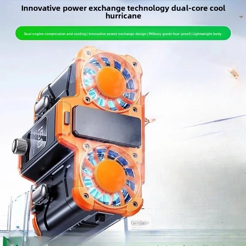 

Waist fan construction site portable waist hanging electric cooling outdoor portable neck small heatstroke cooling