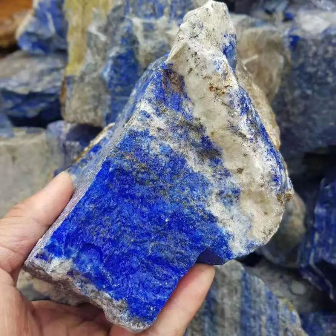 Natural Raw Lapis Lazuli Stone Rough Mineral Specimen Crystal Stones Room Decor