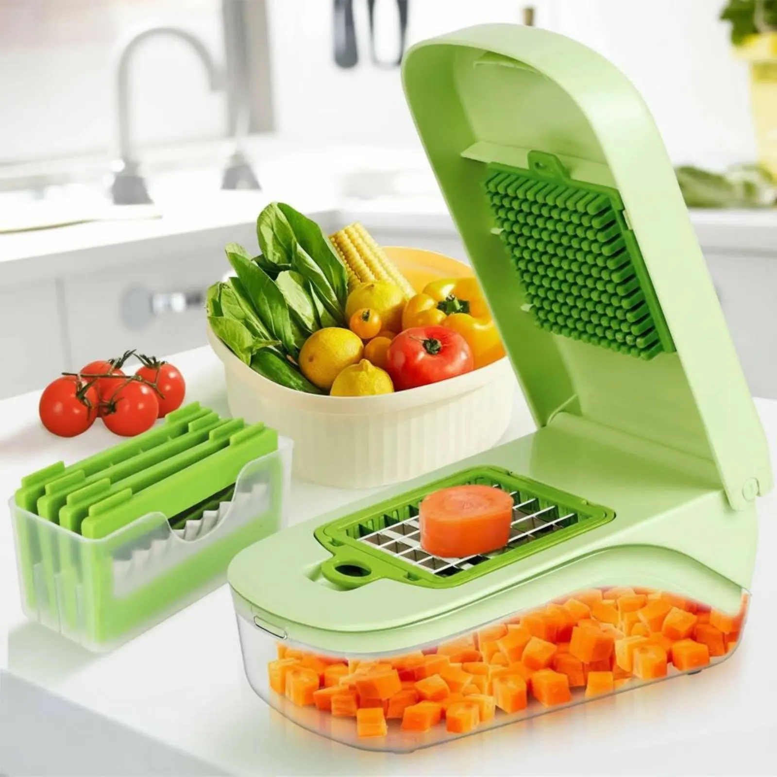 

Набор из 14 многофункциональных овощерезок: легко моется, универсальный, удобный для хранения