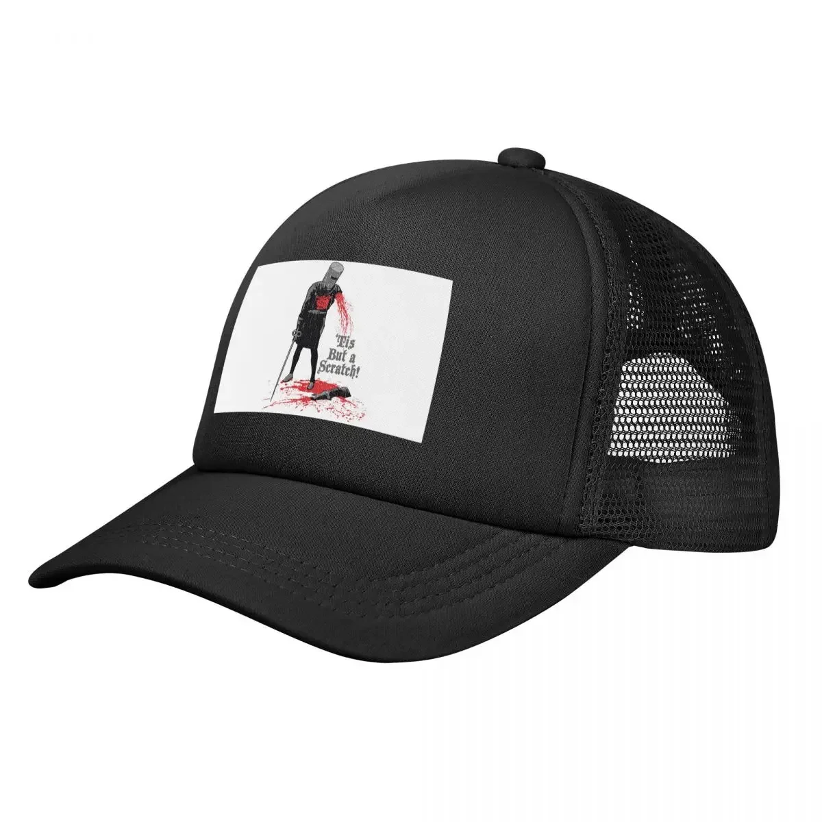 Tis But A Scratch Mesh Baseball Caps Snapback Fashion Baseball Hats Breathable Casual Casquette Outdoor Unisex