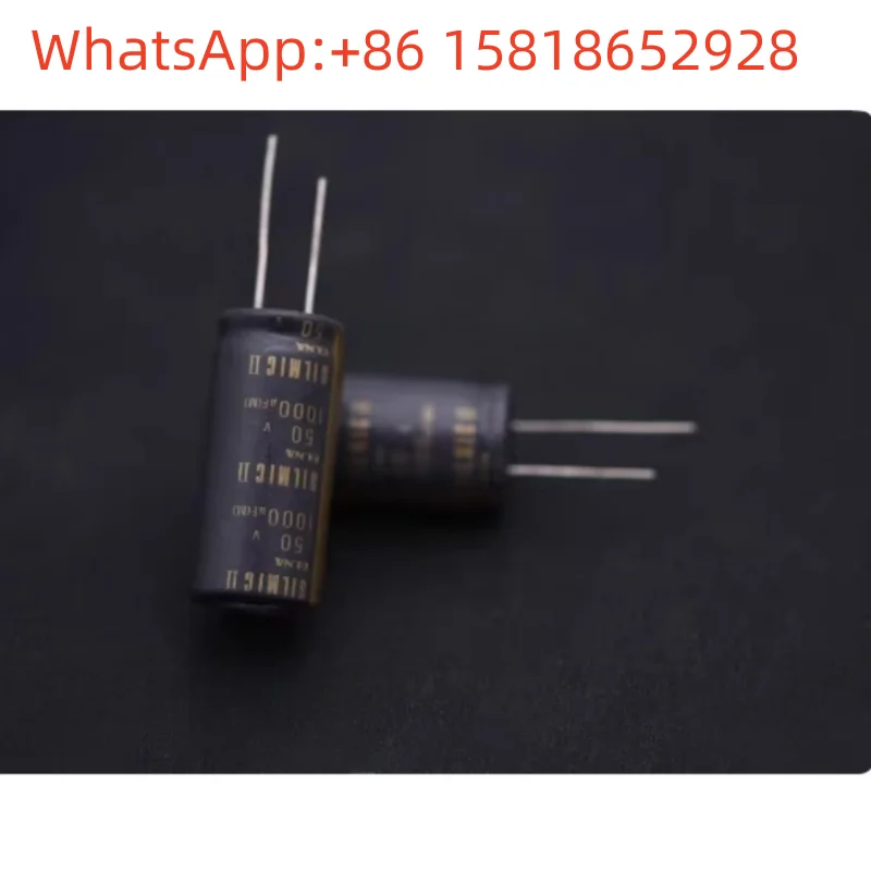 2 pieces 50V1000UF Japan original INA 1000UF50V SILMIC II matte black casing decoding tube amplifier audiophile electrolytic ca