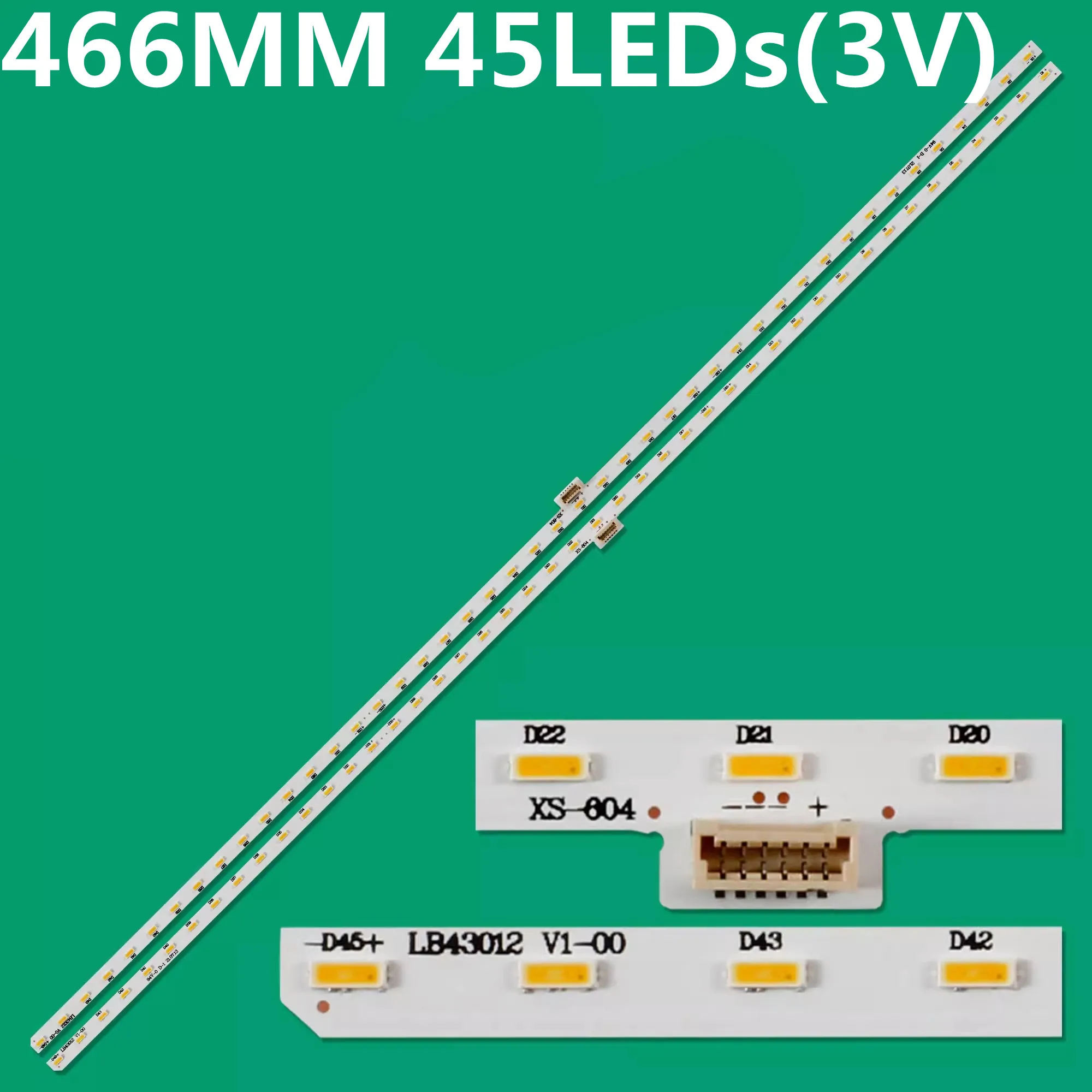 

LED Backlight Strip For LB43012 V0 7443T008.001-0-DX1 KDL-43WD750 KDL-43WD751 KDL-43WD752 KDL-43WD755 KDL-43WD756 T430HVF03.1