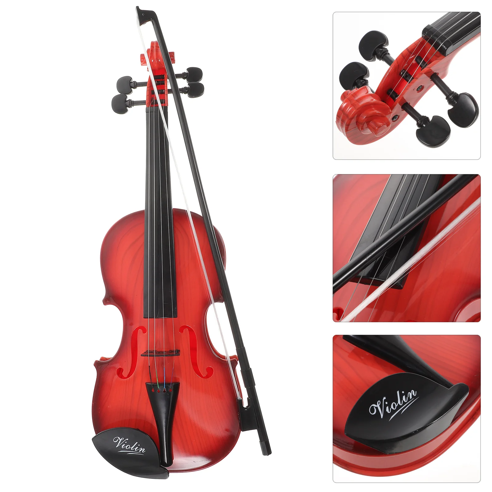 Strumento musicale Violino Giocattolo Bambino Giocattoli per bambini Giochi di finzione in plastica Bambini per principianti